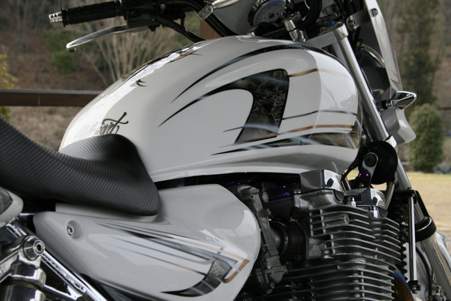 YAMAHA XJR梵字ｸﾞﾗﾌｨｯ　