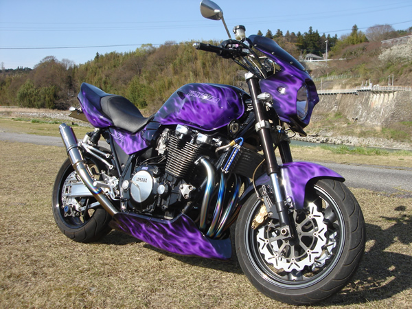 XJR　龍図　フレイムス　エアブラシカスタムペイント　