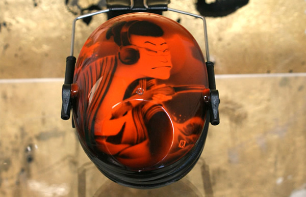 クレー射撃用イヤーマフ　ペイント