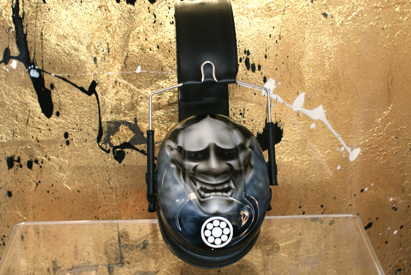 クレー射撃用イヤーマフ 龍　般若　