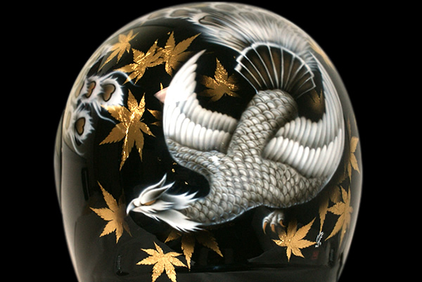 金箔　鳳凰図　 カスタムペイント