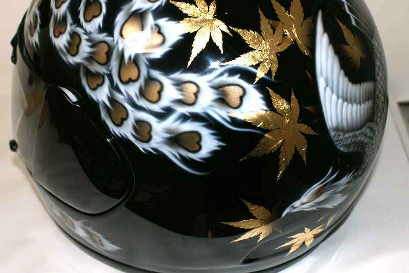 金箔　鳳凰図　 カスタムペイント