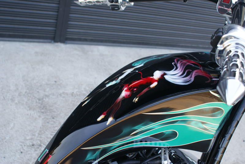 ファイアーパターン+リアルフレイムス　キャンディーグラフィック　