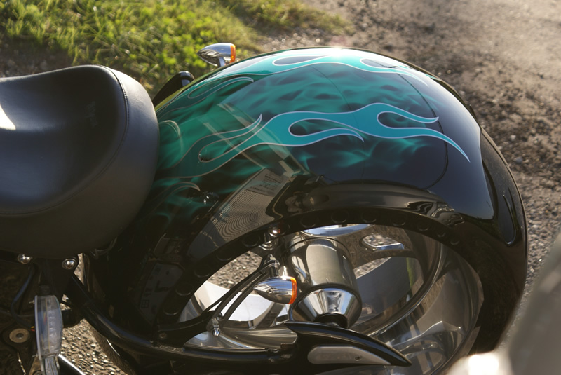 ファイアーパターン+リアルフレイムス　キャンディーグラフィック　