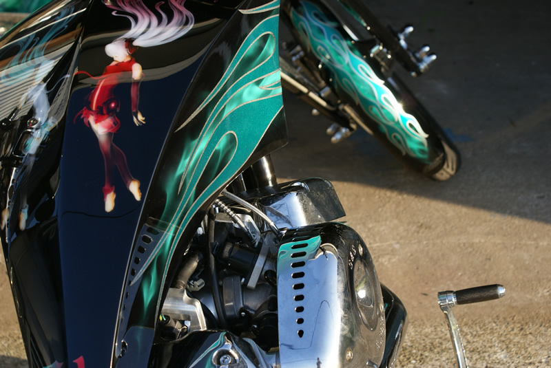 ファイアーパターン+リアルフレイムス　キャンディーグラフィック　　