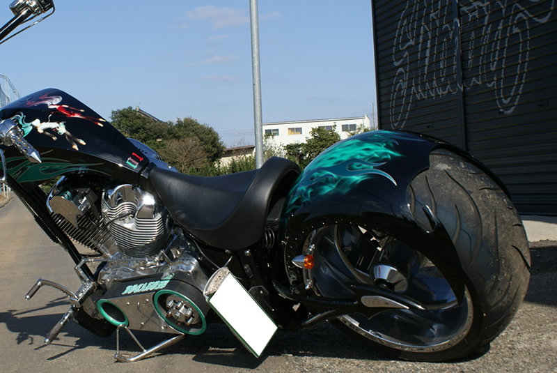 ファイアーパターン+リアルフレイムス　キャンディーグラフィック　