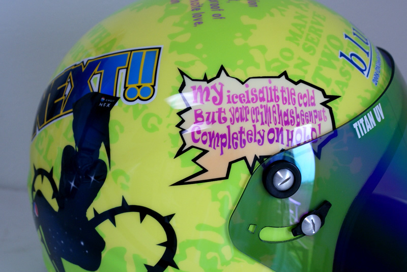 RAI競艇用 HELMET ヘルメットペイント ボートレーサー　金田幸子選手