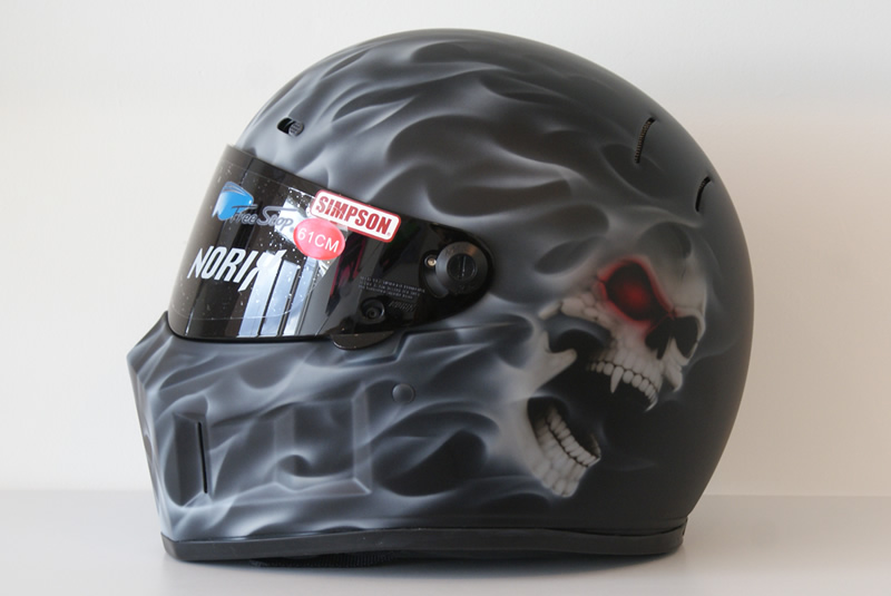  SIMPSON　 リアルフレイムス　スカルデザイン　　