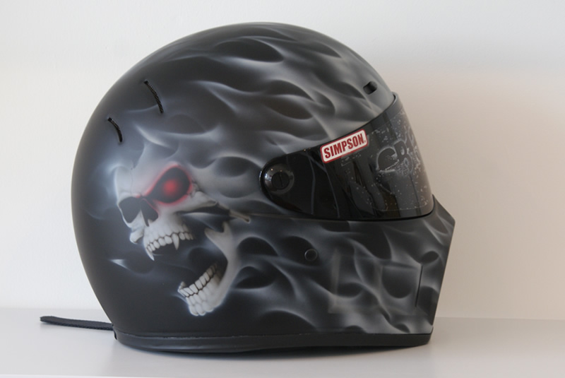  SIMPSON　 リアルフレイムス　スカルデザイン　　　