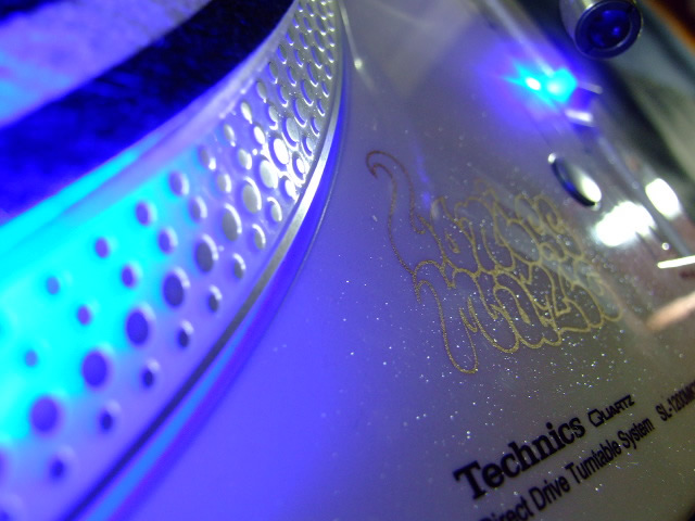 ターンテーブルカスタムペイント　