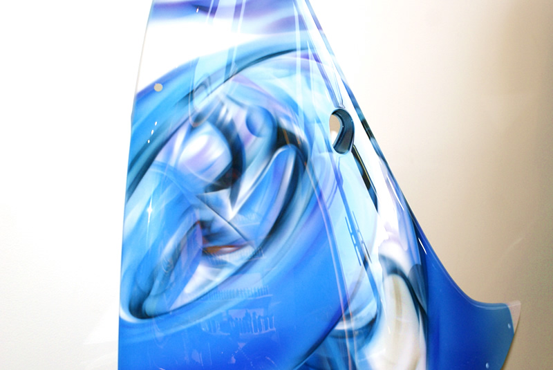 YAMAHA R1 カウル３Ｄ　グラフィックペイント　