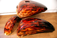 HONDA VTX1800C 2003�@�t���C���X�J�X�^���y�C���g