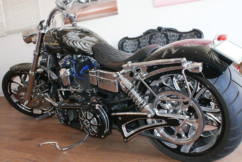 ハーレー　龍図　虎図　　　