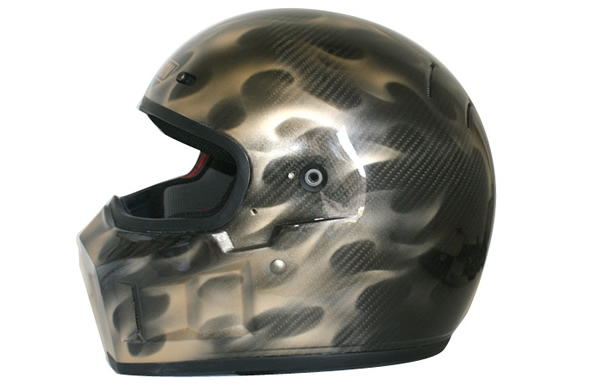 リアルフレイムス  ヘルメットカスタムペイントの施工例