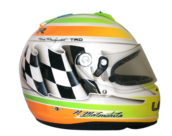 ARAI GP 5Wヘルメットグラフィックペイント グラフィックペイント　