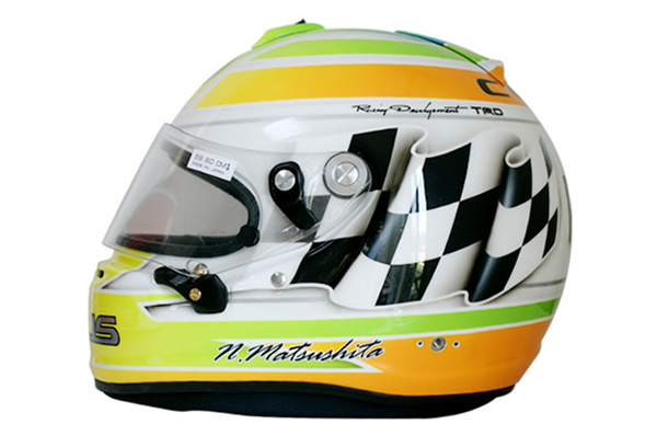 ARAI GP  ヘルメットカスタムペイントの施工例