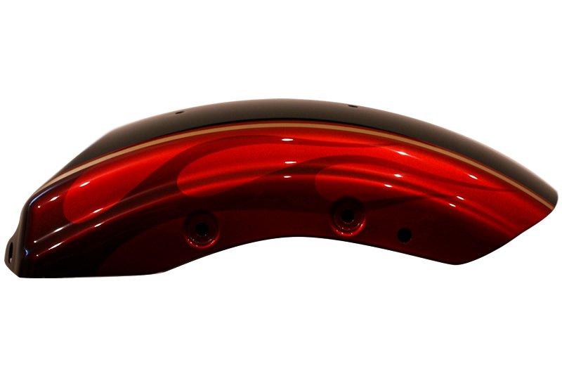 YAMAHA BOLT キャンディーレッド　ファイヤーパターン　