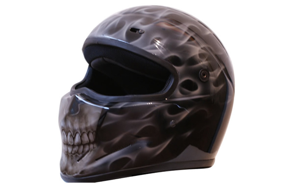 シンプソンにリアルフレイムスのカスタムペイントを施した施工例