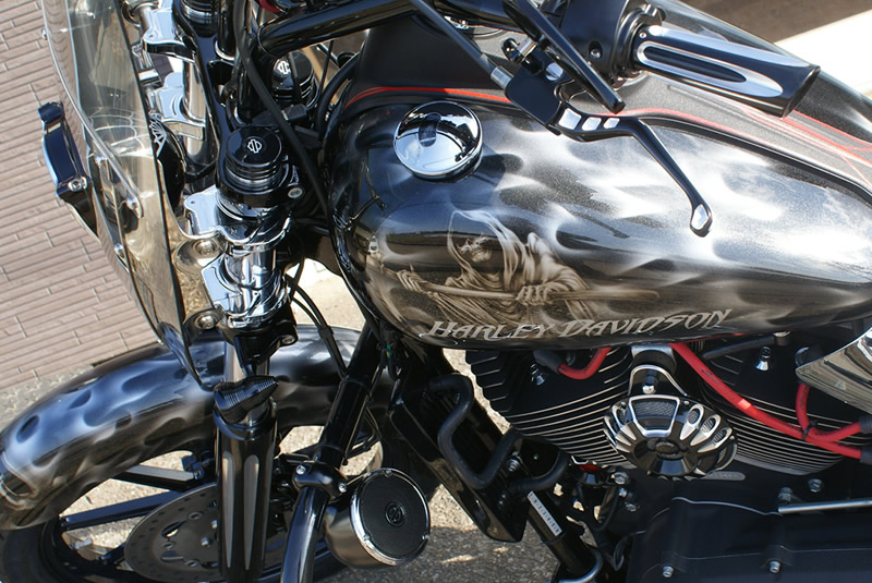  HARLEY DAVIDSON FXLRローライダー　2020リアルフレイムス　メタリックブルー死神　　