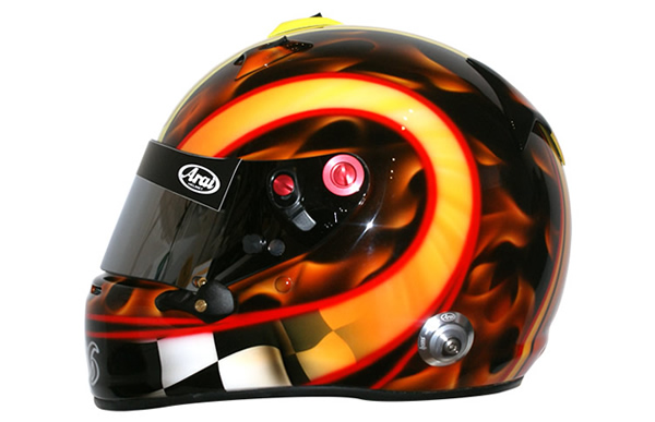 ARAI GP  ヘルメットカスタムペイントの施工例