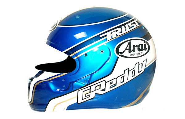 ARAI GP  ヘルメット カスタムペイントの施工例