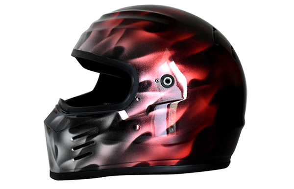 SIMPSONにリアルフレイムスのカスタムペイントを施した施工例