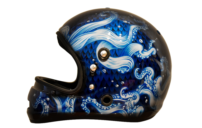 DYNAMITE BOAT RACE CM用 ヘルメットペイント