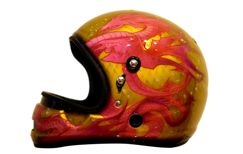 DYNAMITE BOAT RACE CM用 ヘルメットペイント