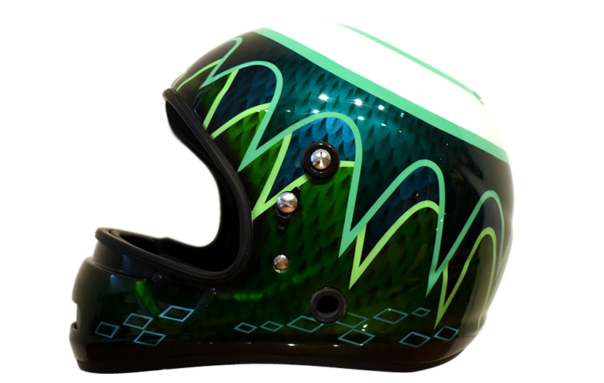 DYNAMITE BOAT RACE CM用 ヘルメットペイント