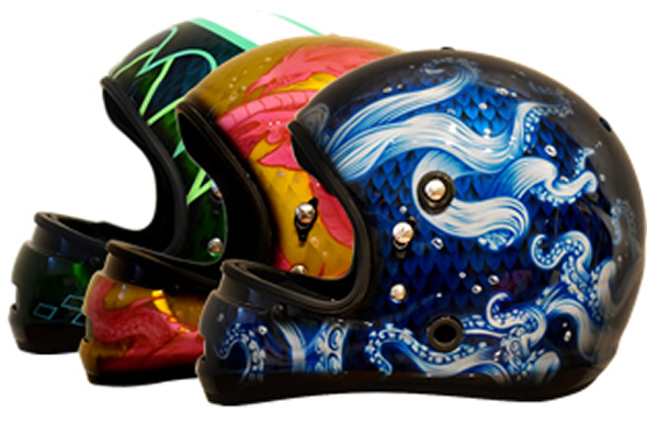 ARAI競艇用 HELMET  ヘルメット カスタムペイントの施工例