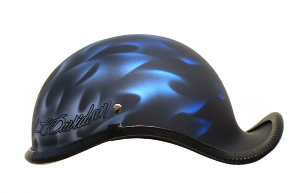 ハーフキャップにリアルフレイムスのカスタムペイントを施した施工例