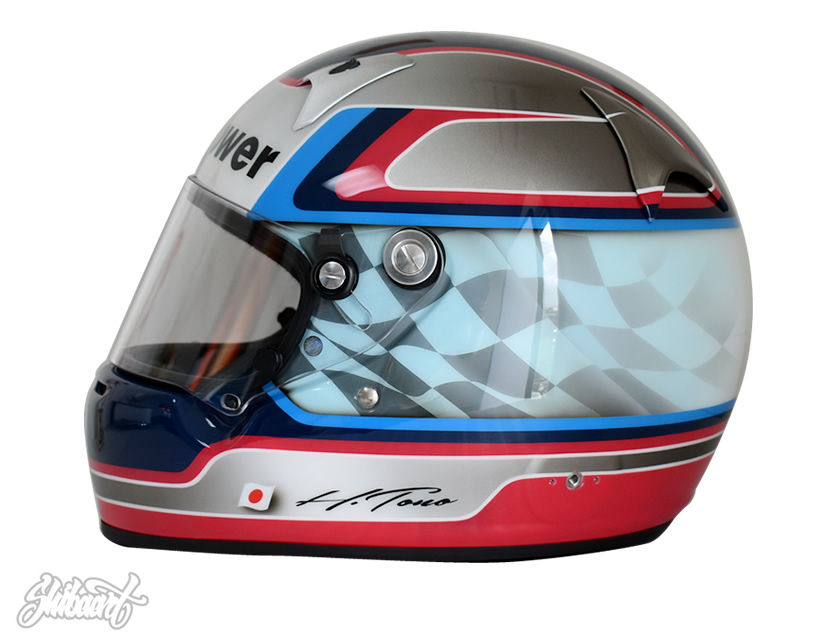 　ARAI GP グラフィックライン（ＢＭＷ　トリコロールカラーデザイン）　