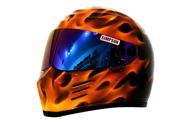 リアルフレレア  ヘルメットカスタムペイントの施工例