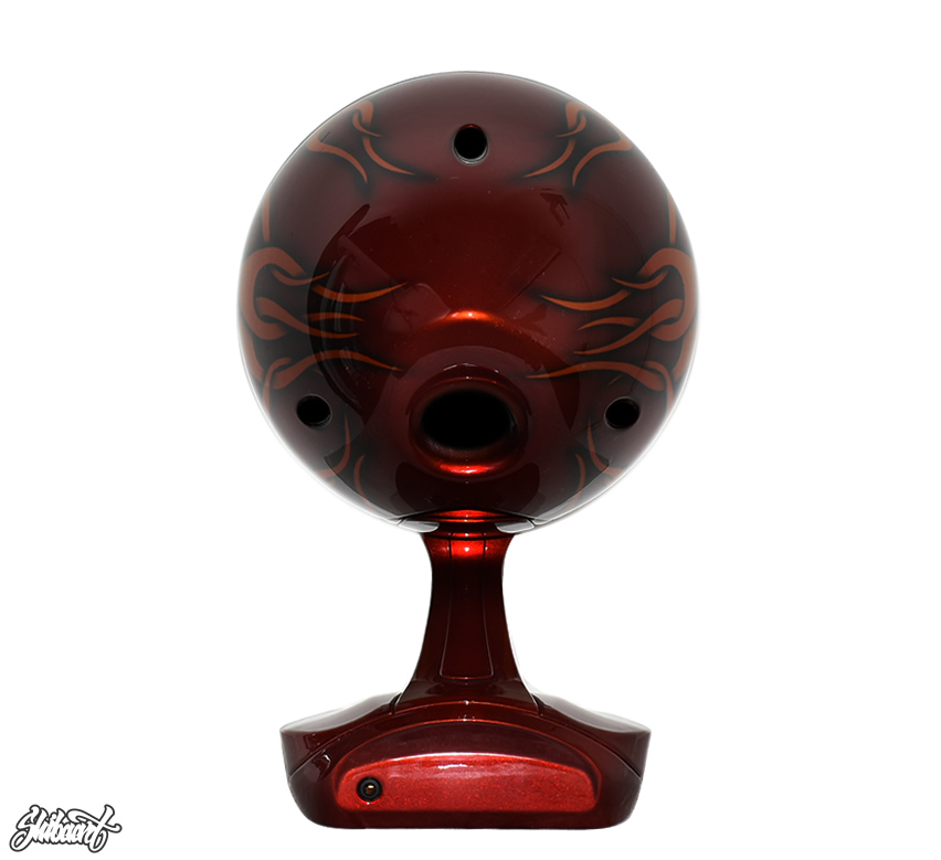 TD-M1　（ワイヤレススピーカーシステム）ファイヤーパターン　キャンディーカラーグラフィック　