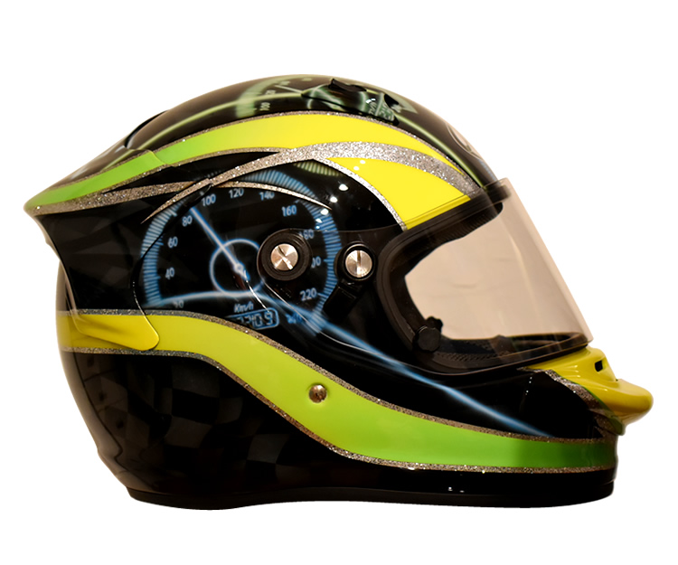 　　HELMETグラフィックンペイント グラフィックペイントSHIBAART