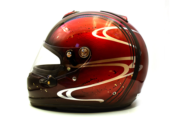 ラリードライバー川名賢氏　
和柄グラフィックペイント レーシングカスタムペイントの施工例