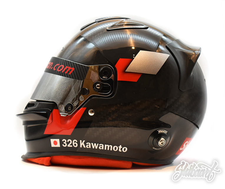 　BELL　CARBON　HELMET グラフィックペイント SHIBAART