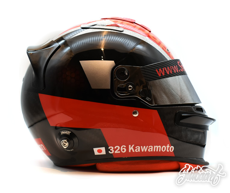 　BELL　CARBON　HELMET グラフィックペイントSHIBAART