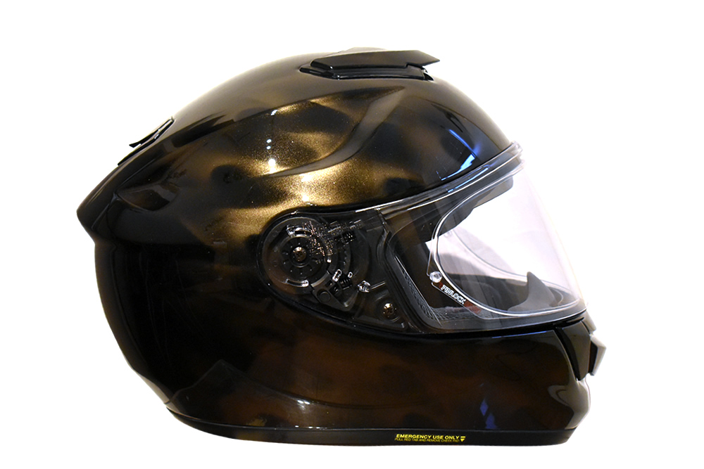    SHOEI GT-Air  リアルフレイムス　メタリックベース　ブラッククリアコーティング　