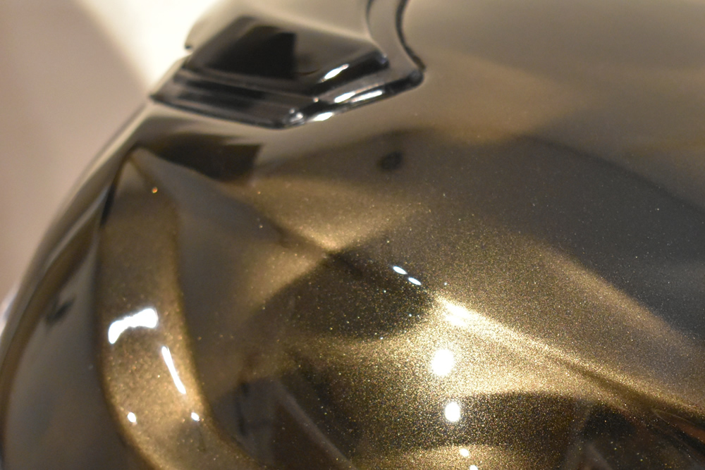    SHOEI GT-Air  リアルフレイムス　メタリックベース　ブラッククリアコーティング　