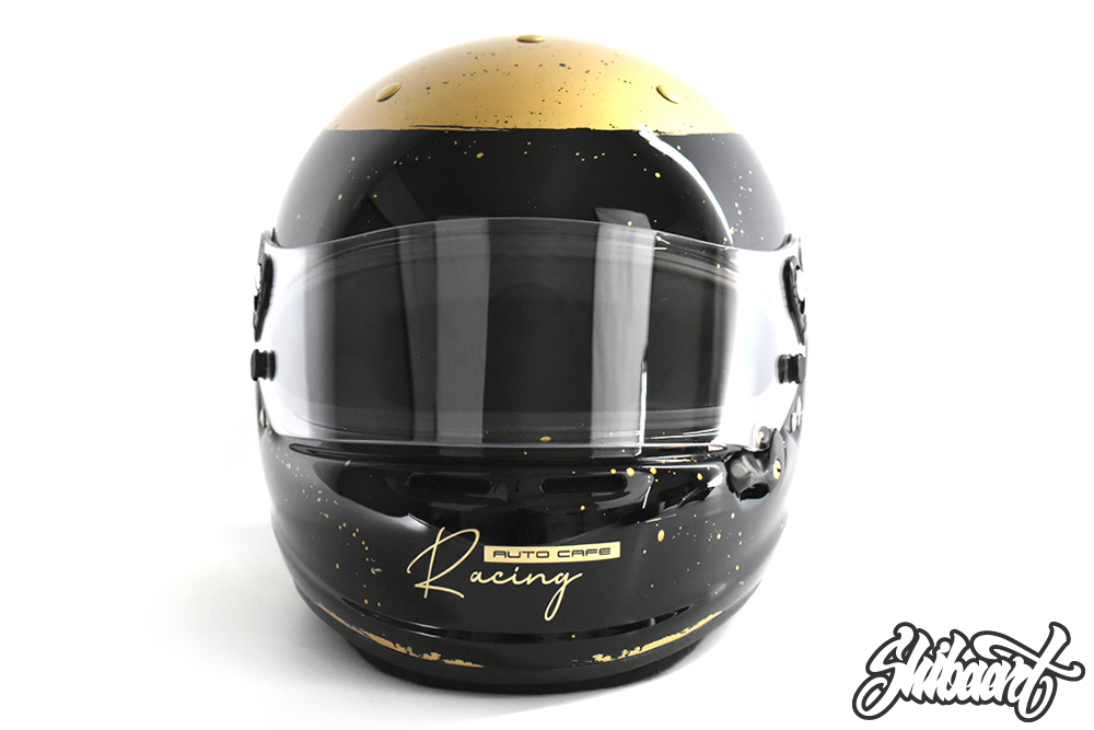 　ARAI GP6 キャンディーコバルトブルーベース グラフィックライン