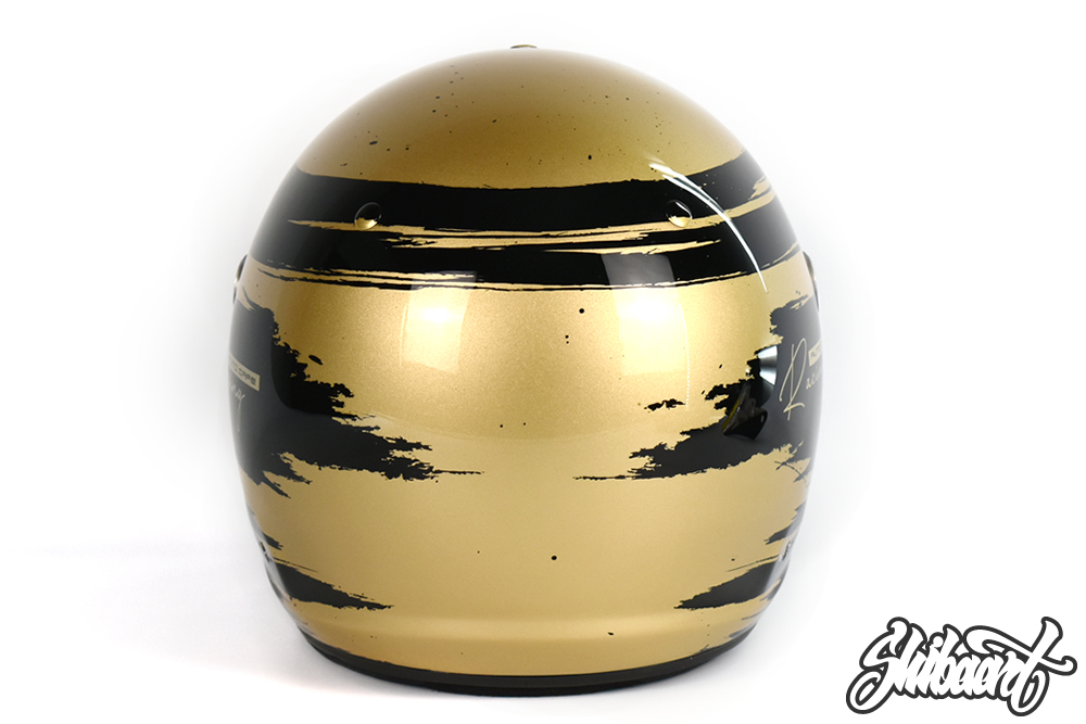 　ARAI GP6 キャンディーコバルトブルーベース グラフィックライン