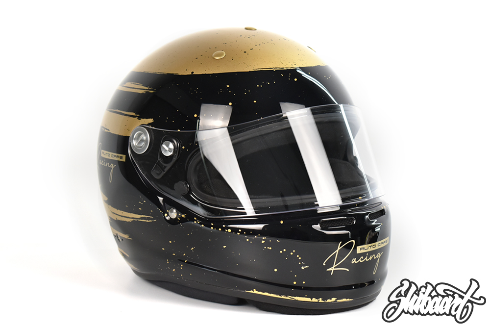 　ARAI GP6 キャンディーコバルトブルーベース グラフィックライン