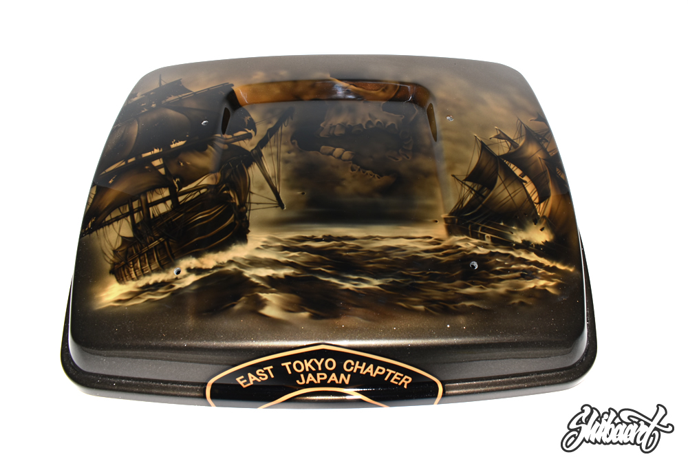  SHIBAART FLHXS　バガースタル ゴールドリーフ　ブロンズカラー 海賊デザイン