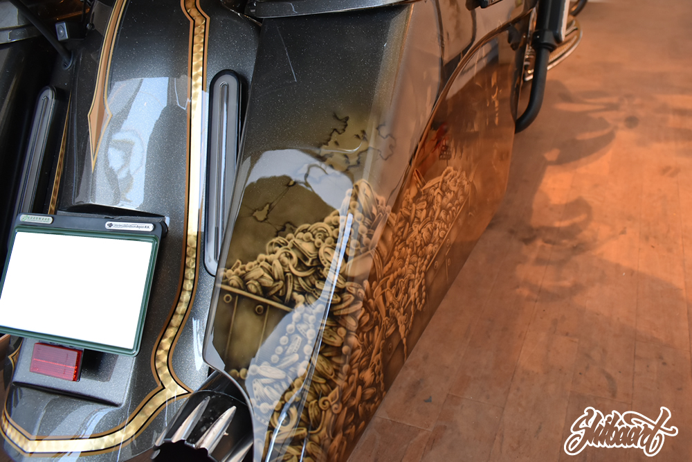 SHIBAART FLHXS　バガースタル ゴールドリーフ　ブロンズカラー 海賊デザイン　