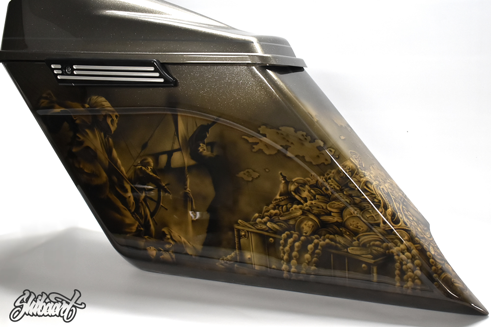  SHIBAART FLHXS　バガースタル ゴールドリーフ　ブロンズカラー 海賊デザイン　