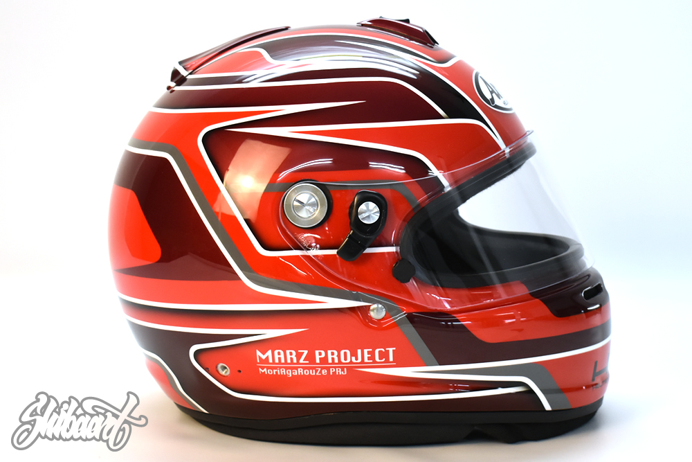 　ARAI GP6 カスタムペイント　SHIBAART