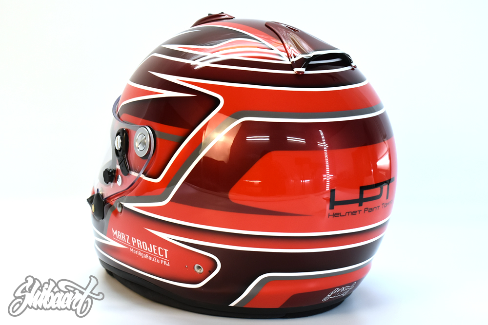 　ARAI GP6 カスタムペイント　SHIBAART
