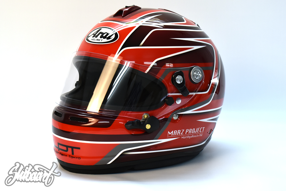 　ARAI GP6 カスタムペイント　SHIBAART