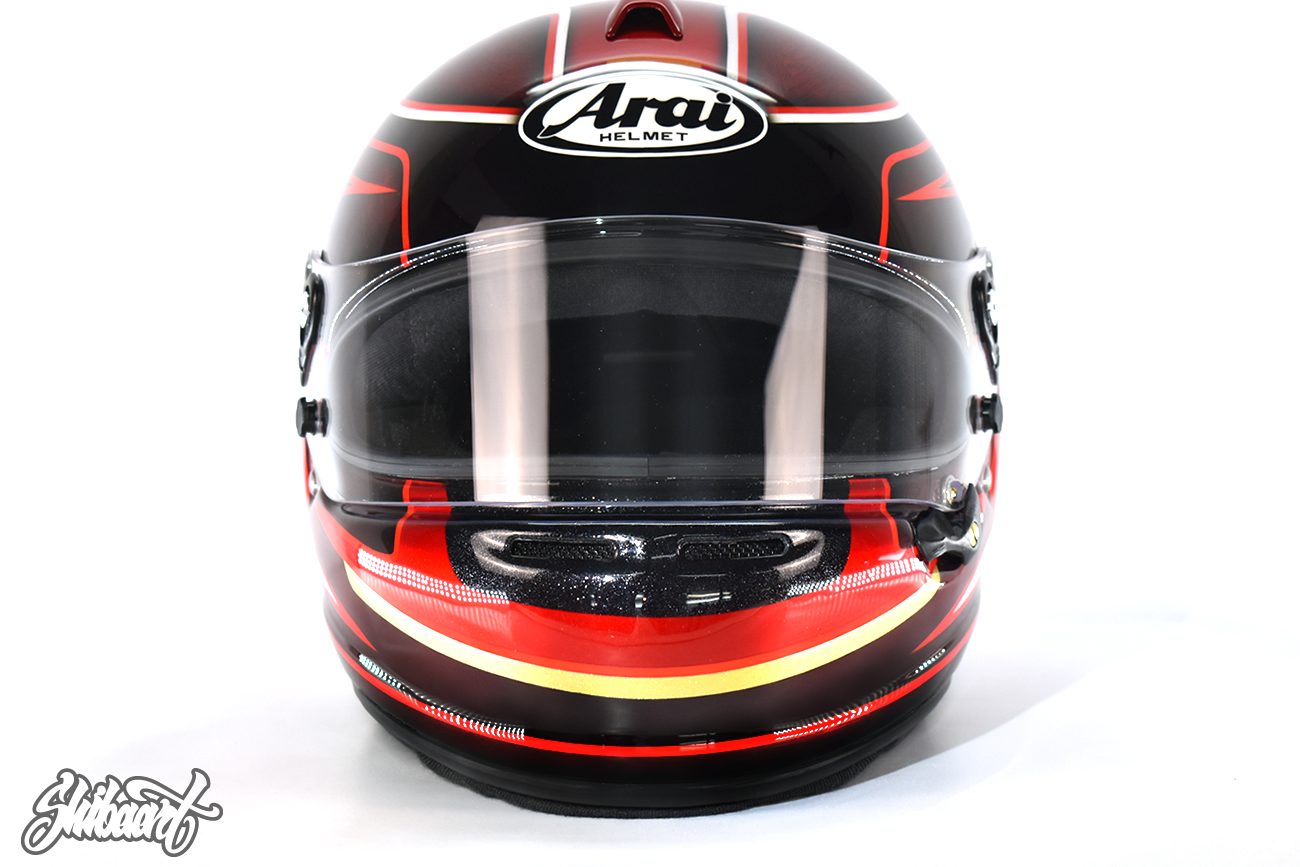 　ARAI GP6 キャンディーグラフィックカスタムペイント　SHIBAART